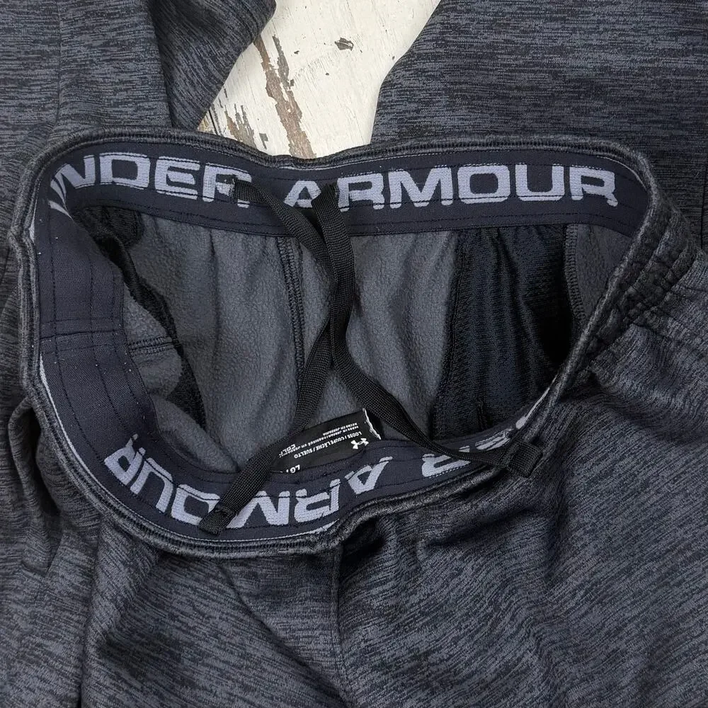 Under Armour athletic pants/sweat men’s L, cold gear elastic waist tapered leg